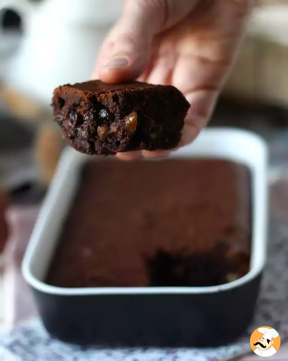 1. Čokoladni brownie v sušilniku zraka