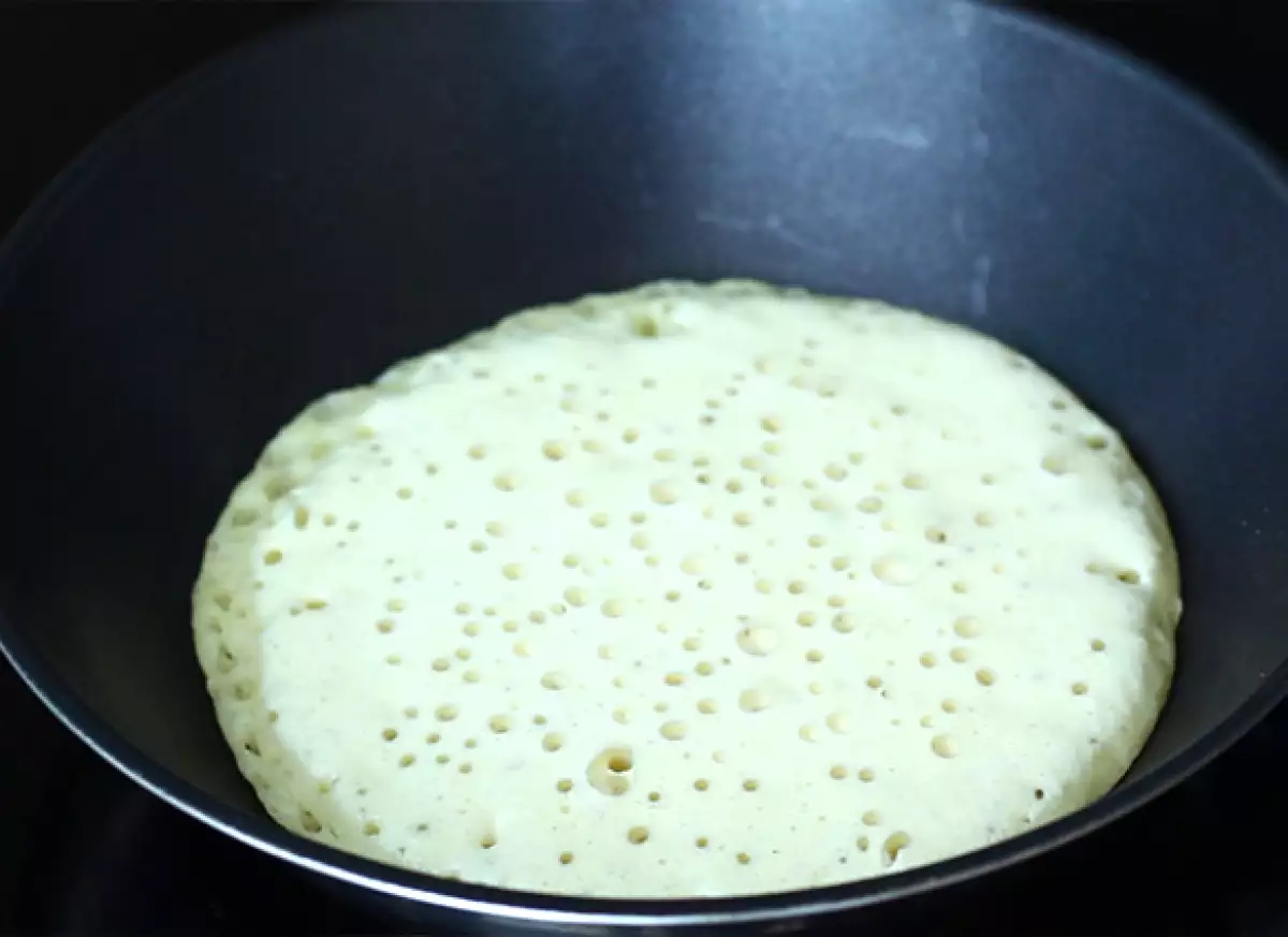 Korak 3: Kuhajte, ne da bi ga obrnili.