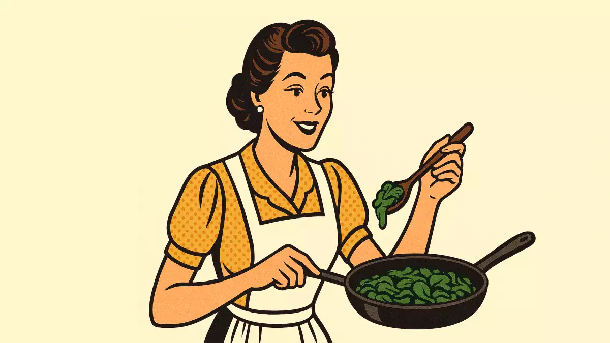 Jejte špinačo, ki vsebuje veliko železa, in boste močni kot Popej.