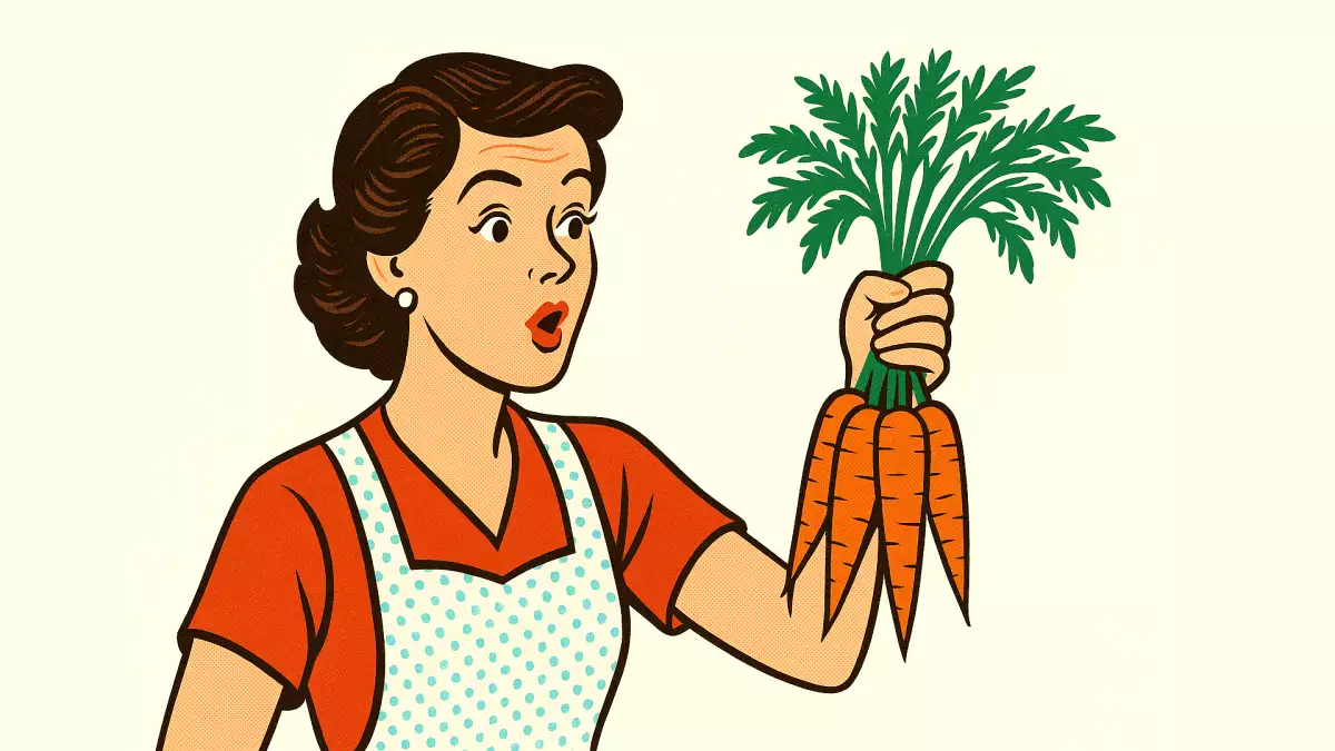 Če jeste veliko korenja, boste v temi bolje videli.