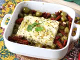 Recept Pečena feta s suhimi paradižniki in olivami, po sredozemsko