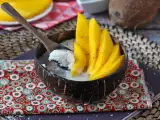 Recept Lepljivi riž z mangom, izjemno tolažilen tajski desert
