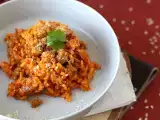 Recept Rižota 'nduja in klobasa, prva jed z intenzivnim okusom