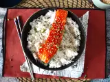 Recept Losos po korejsko z omako gochujang, pripravljen v 8 minutah
