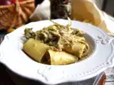 Recept Testenine z artičokami in slanino, okusna in enostavna priprava prve jedi