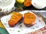 Recept Pečen sladki krompir
