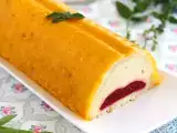 Recept Torta z mangom in malinami