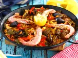 Recept Paella z morskimi sadeži