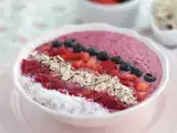 Recept Rdeča sadna skleda za smoothie
