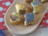 Recept Kmečke pogačice s klobaso in sirom, pripravljene v zračni fritezi