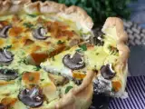 Recept Kiš z gobami in hokaido bučo