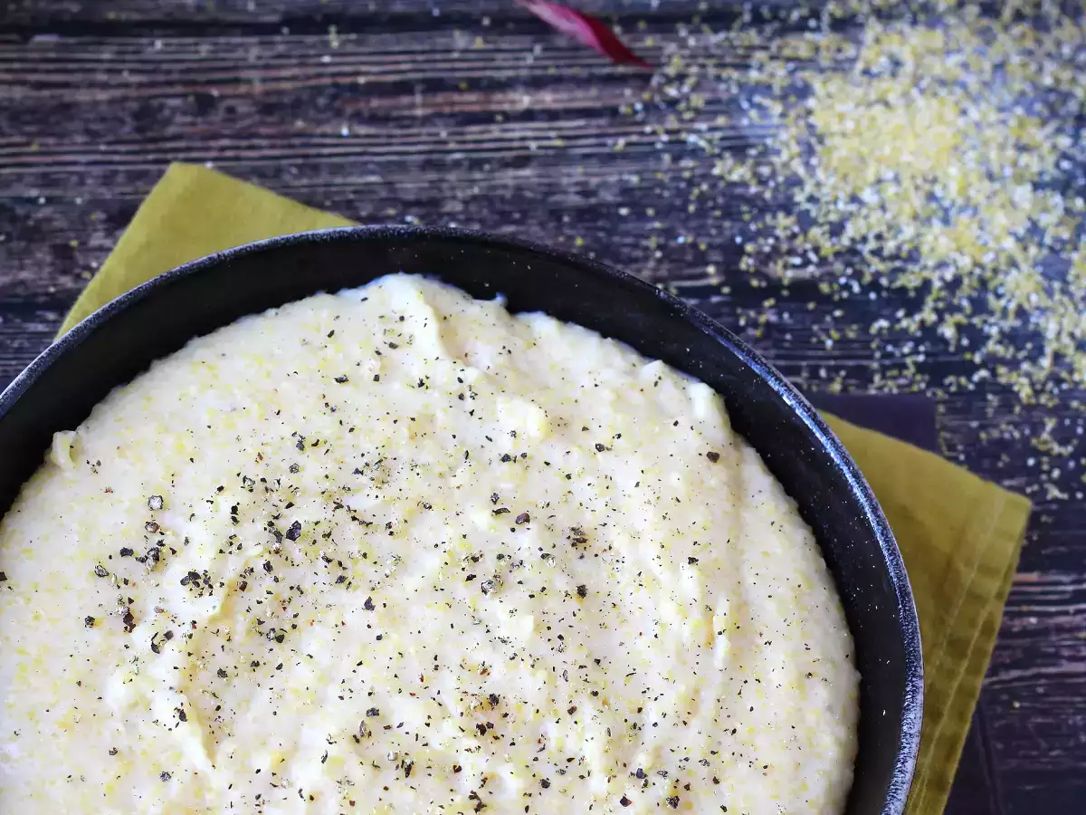 Recept Popolna kremna polenta: enostaven recept za mehko in okusno jed