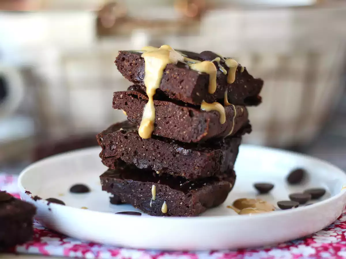 Recept Beljakovinski brownie s sirotko, naravno brez glutena