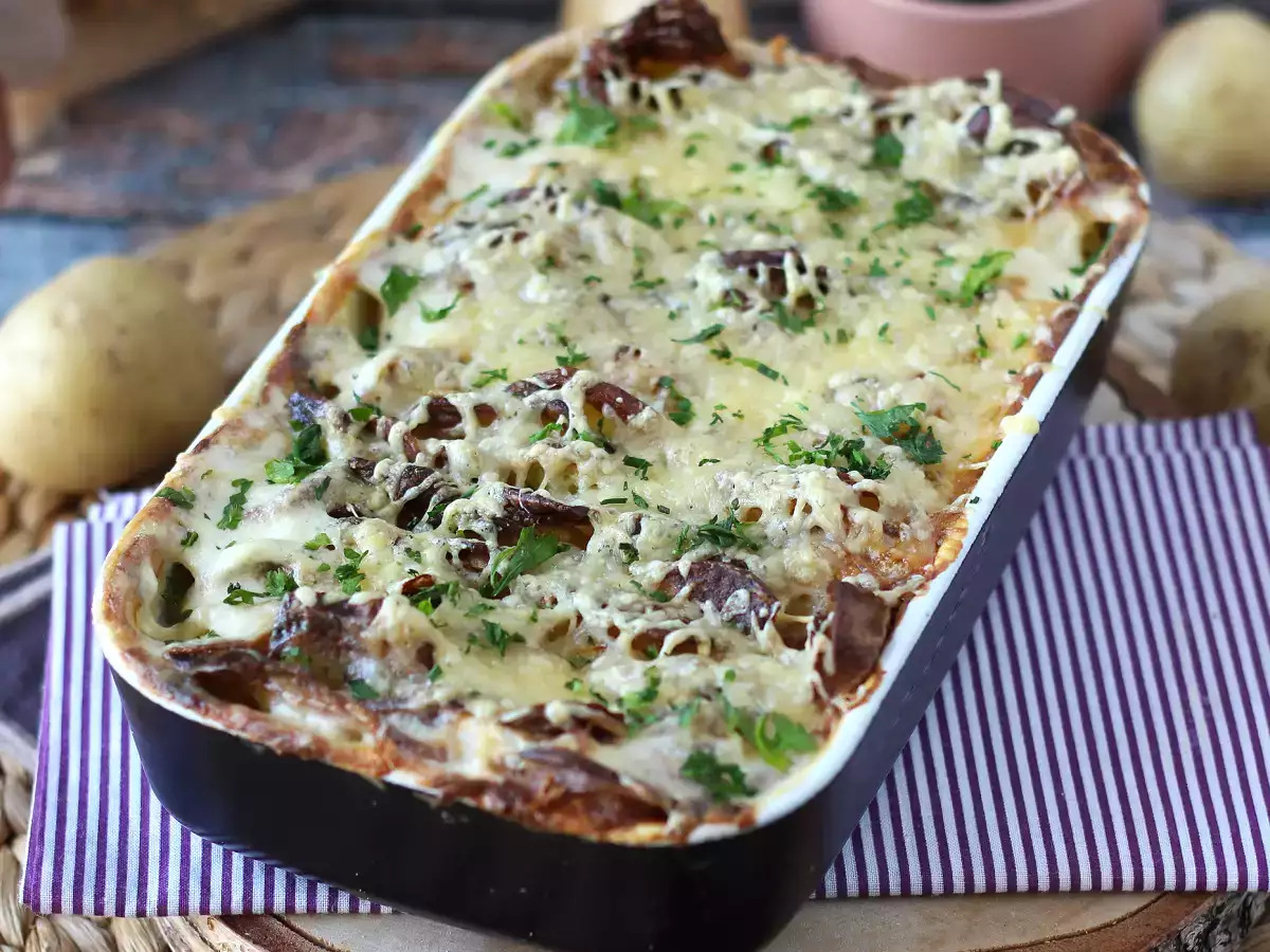 Recept Krompirjev gratin z air fryer