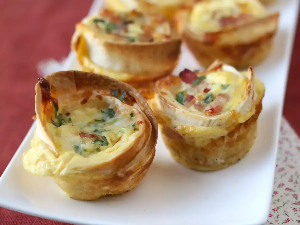 Recept Kaj storiti s tortiljami enostavni in varčni quichi!