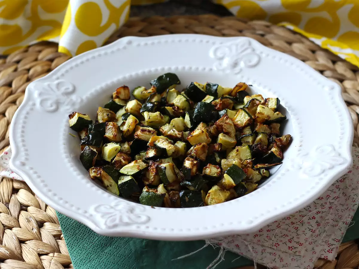 Recept Kako pripraviti bučke v aparatu za cvrtje na zraku?