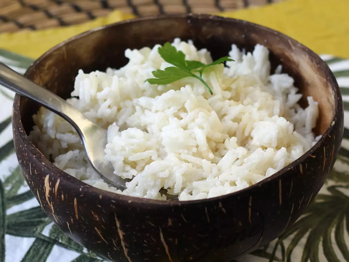 Recept Kako pripraviti riž s kokosovim mlekom?