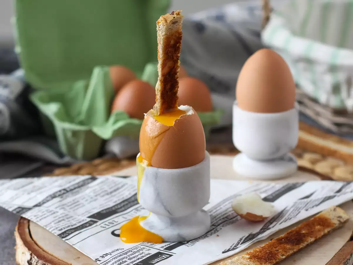 Recept Mehko kuhana jajca v cvrtniku na vroč zrak