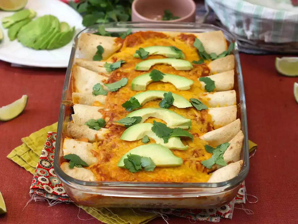 Recept Vegetarijanske enchiladas