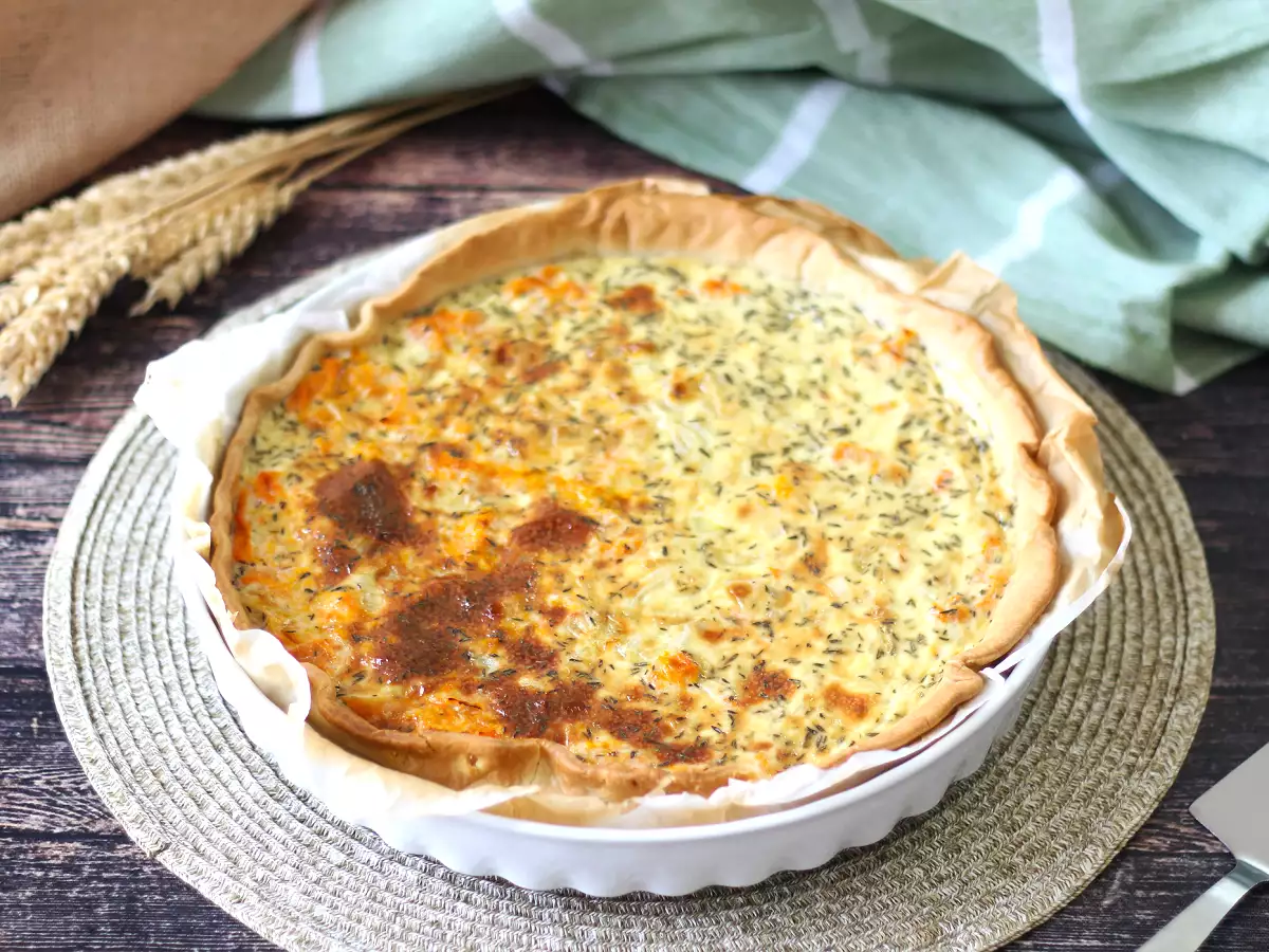 Recept Bučni quiche za preprost in učinkovit obrok