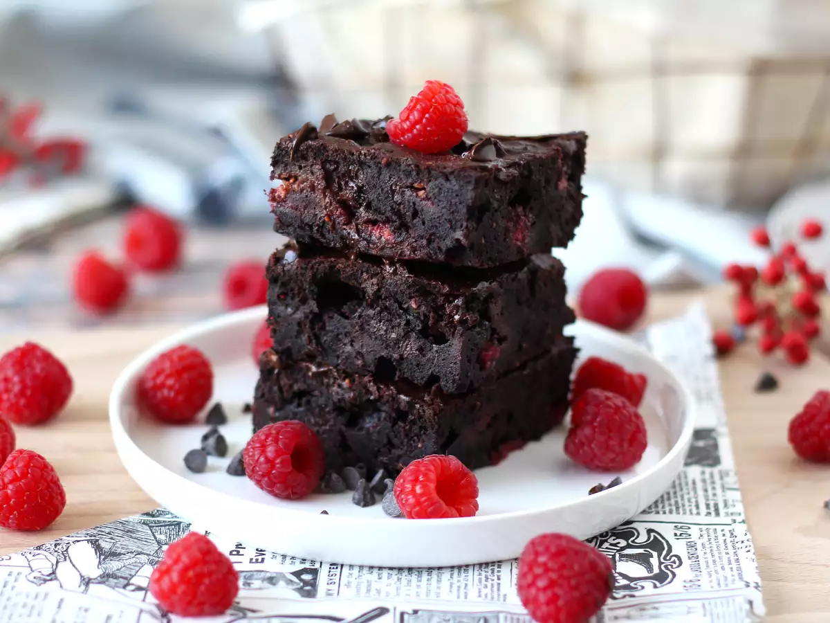 Recept Čokoladni malinov brownie, čisti užitek!