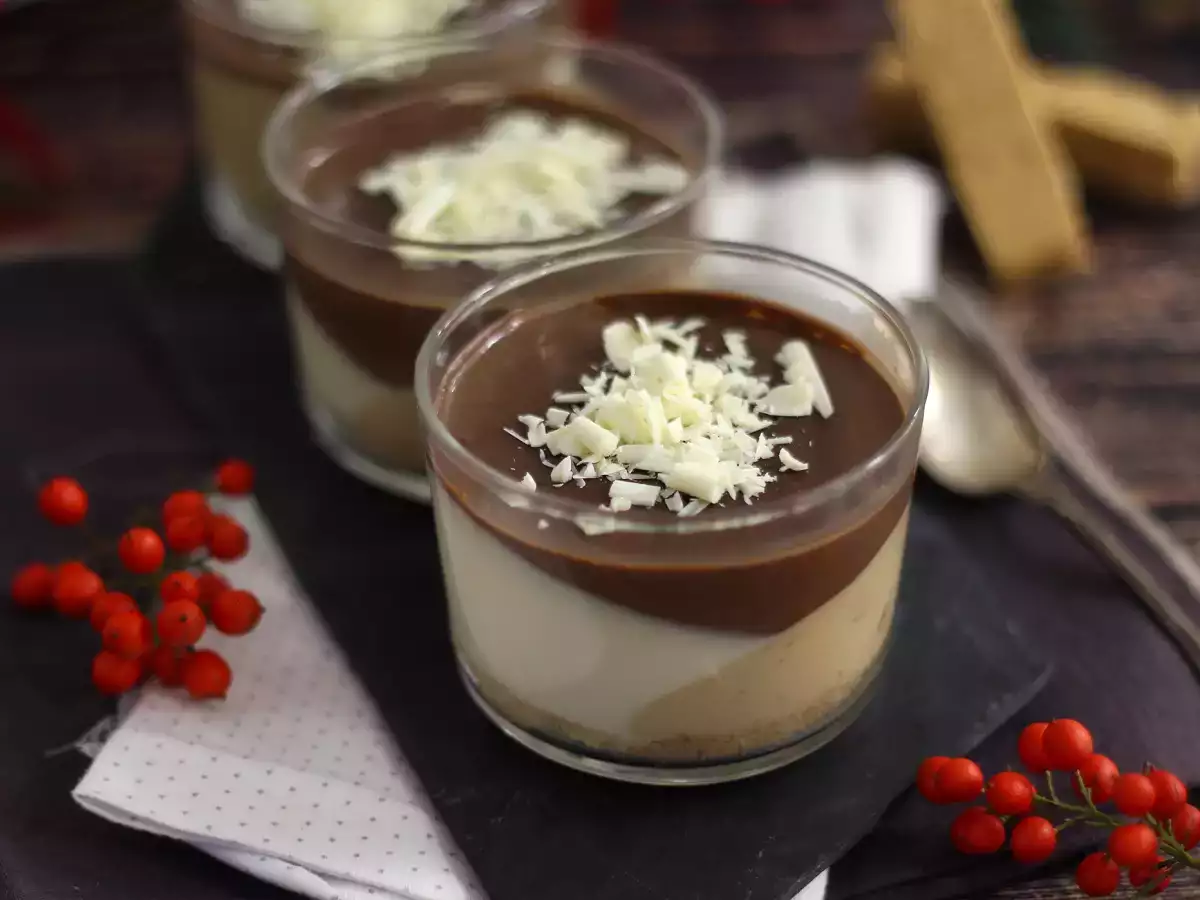 Recept Čokoladni kozarčki z nugatom – preprost recept