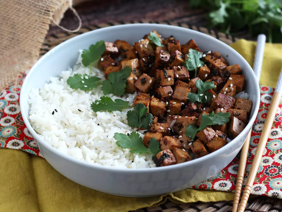 Recept Tofu v sojini marinadi
