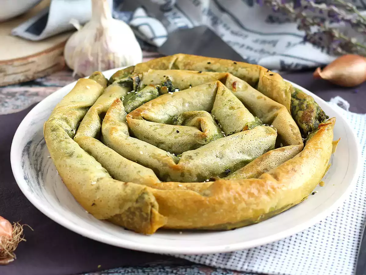 Recept Borek, turška pita s špinačo in sirom