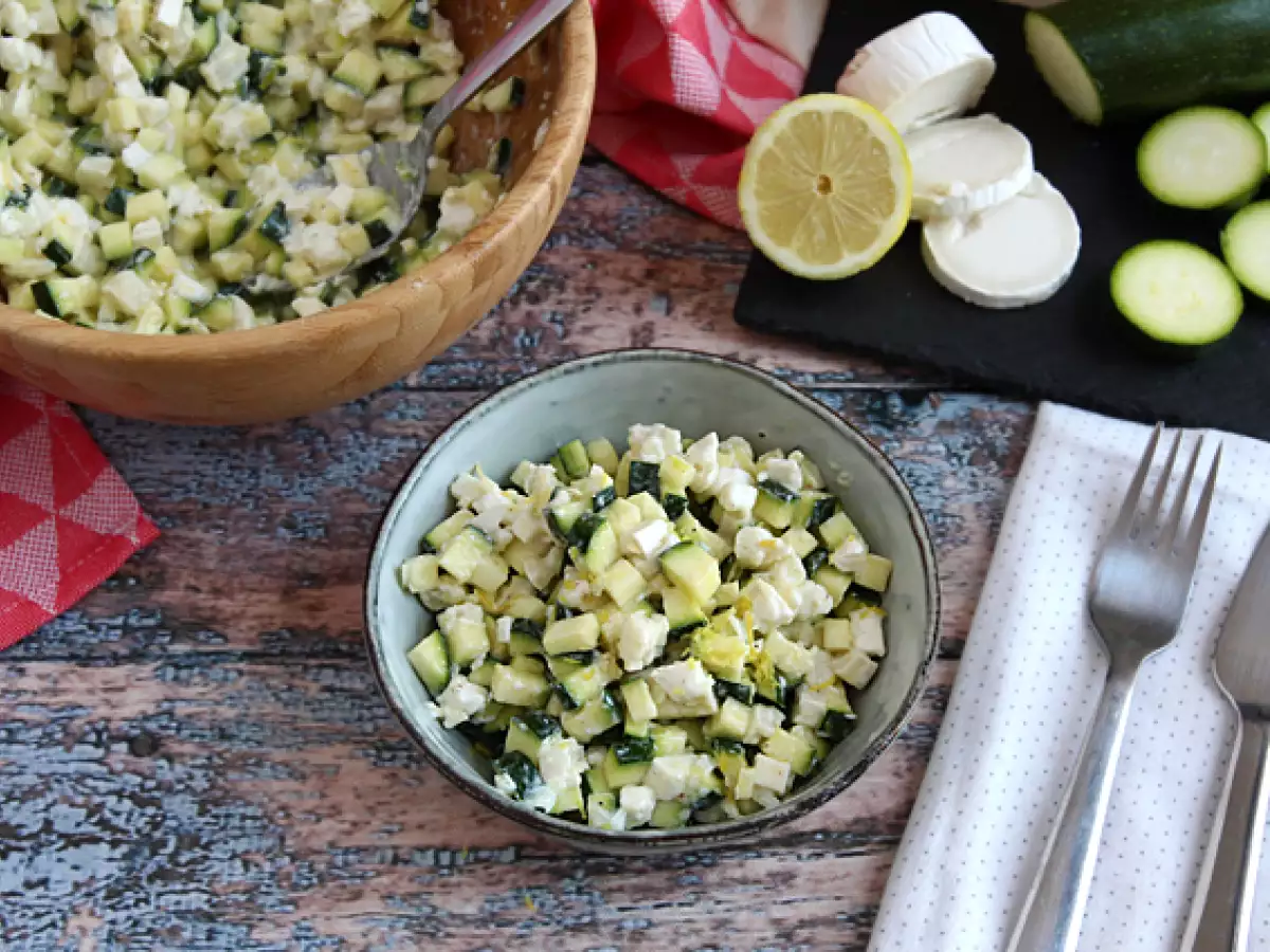 Recept Solata iz bučk, kozjega sira in limone