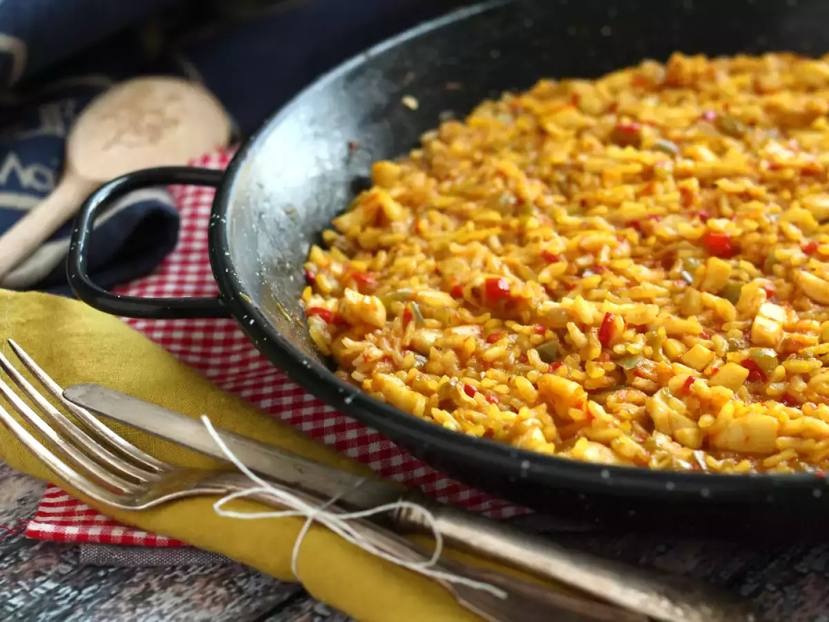 Recept Enostaven riž z lignji