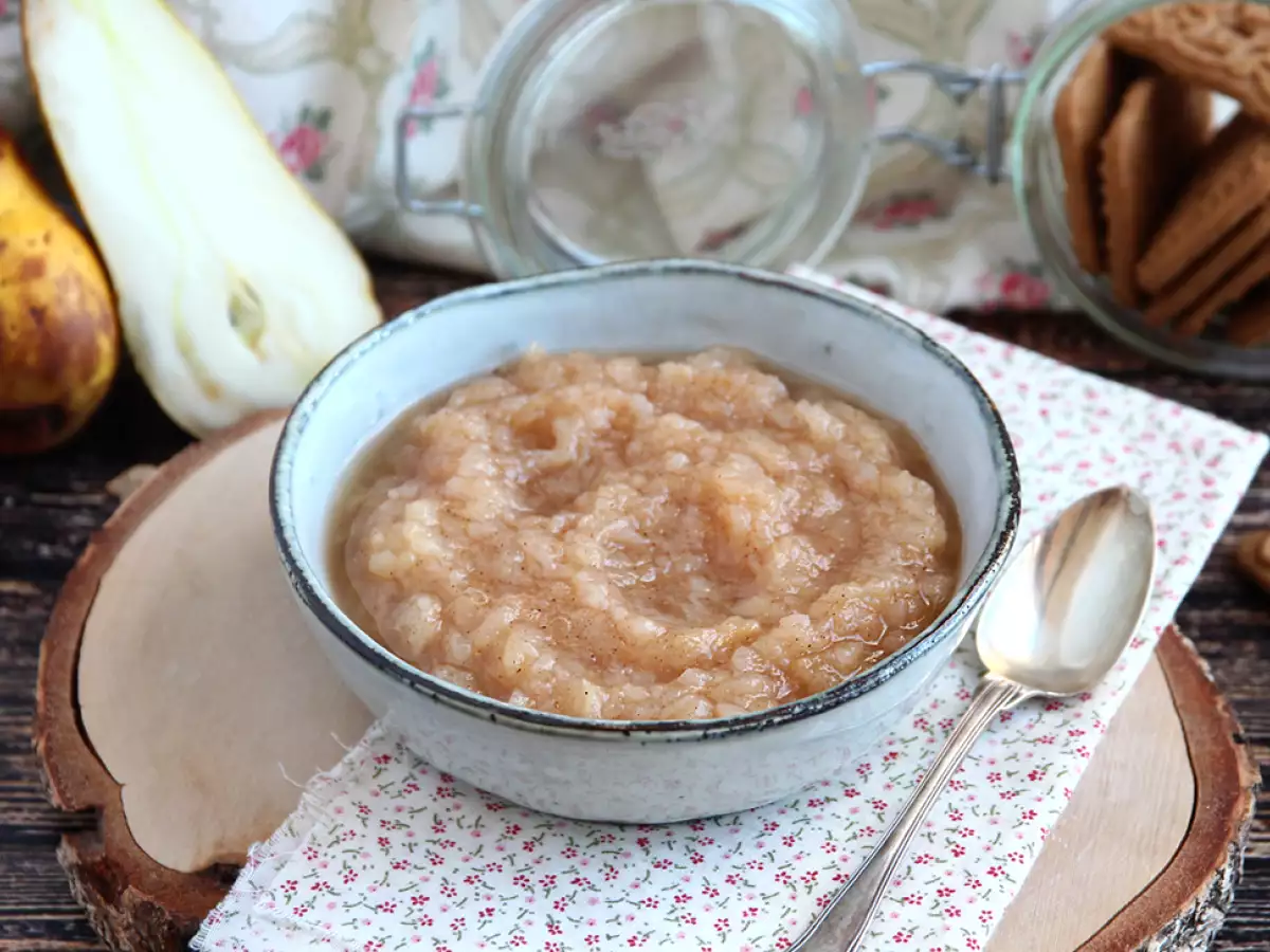 Recept Hruškova čežana s cimetom (brez dodanega sladkorja)