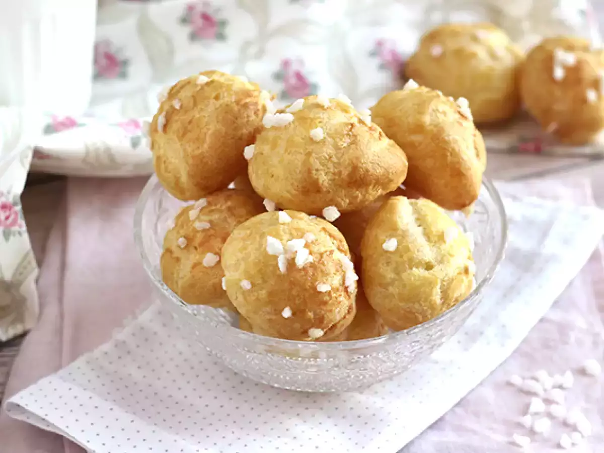 Recept Chouquettes, choux s sladkorjem v prahu