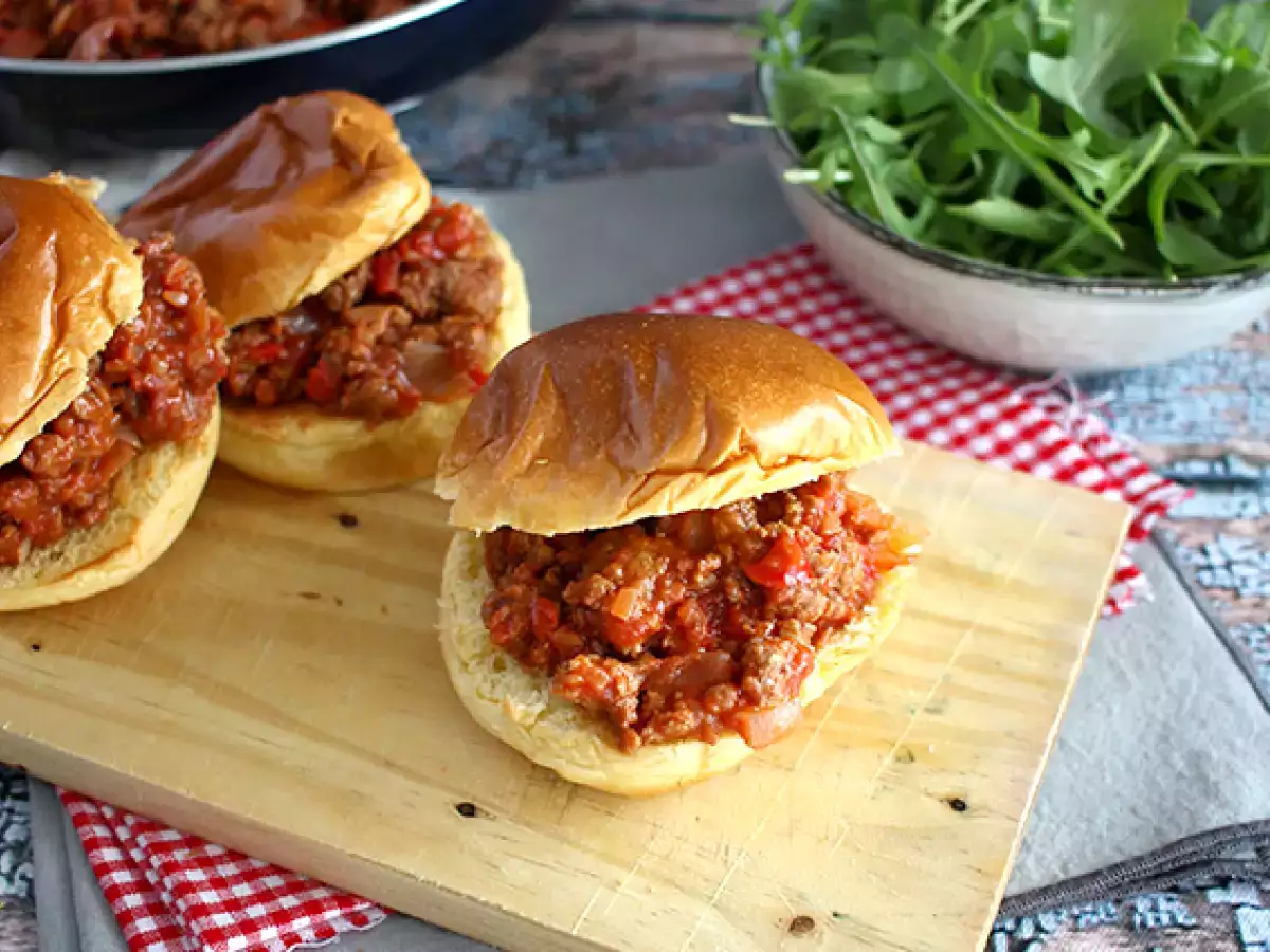 Recept Sloppy joes burger