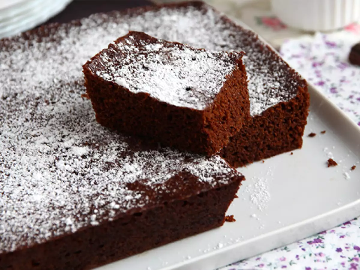 Recept Čokoladni biskvit iz mikrovalovne pečice v 5 minutah
