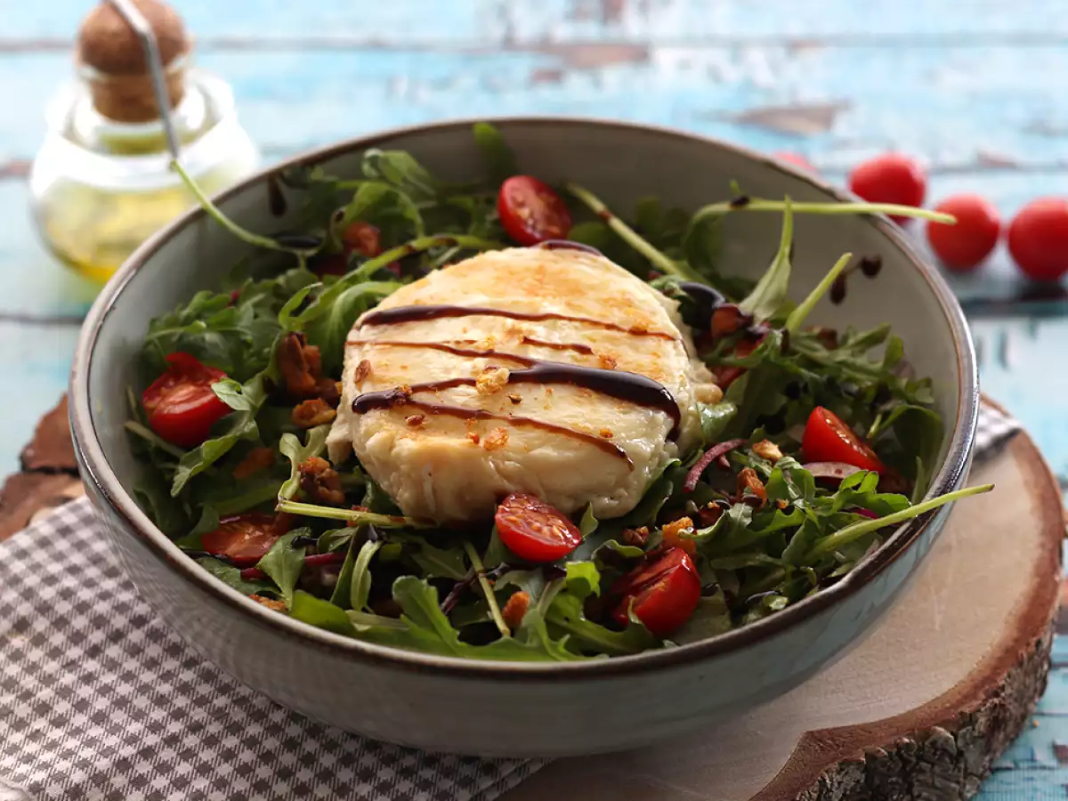 Recept Solata s kozjim sirom