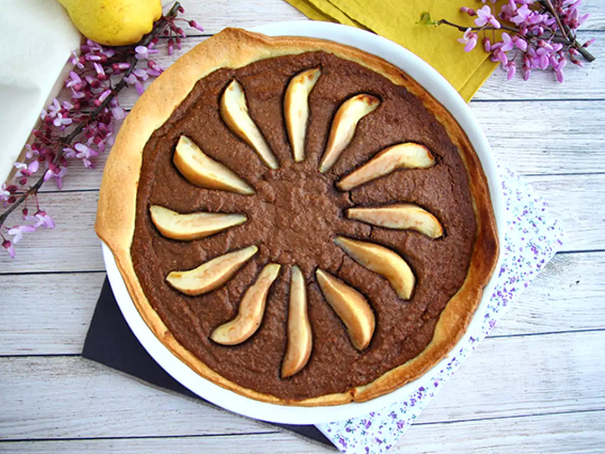 Recept Hruškovo-čokoladna pita