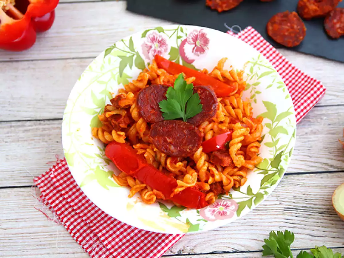 Recept Testenine s chorizom