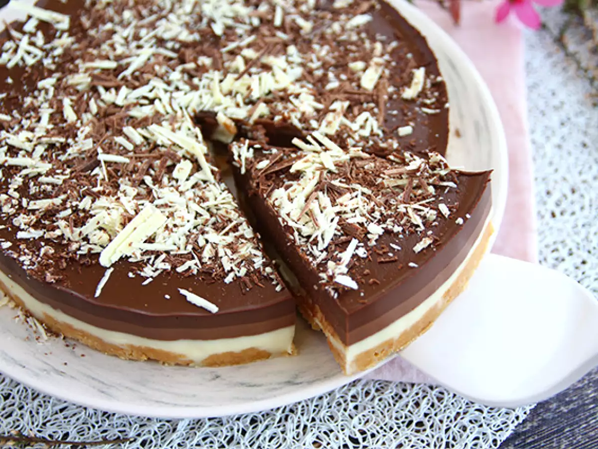Recept Torta s tremi čokoladami, izjemno kremasta