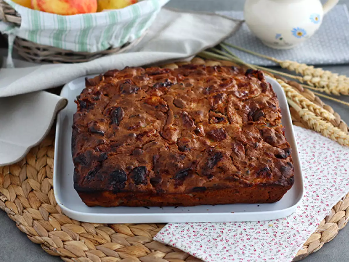 Recept Torta z jabolki, orehi in cimetom