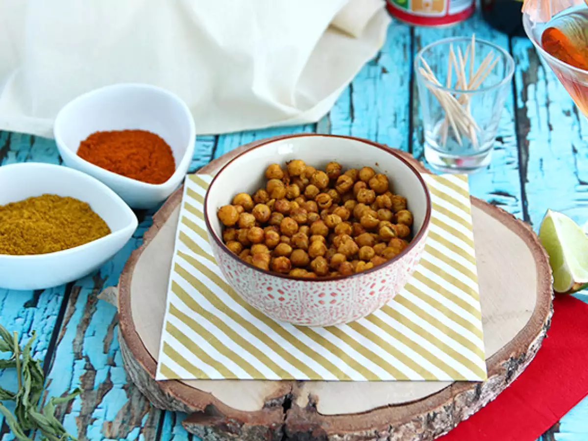 Recept V pečici pečena čičerika s karijem