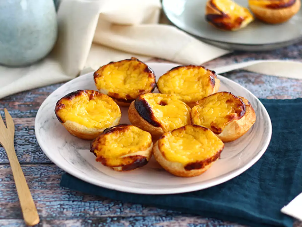 Recept Pastéis de nata – portugalske kremne košarice