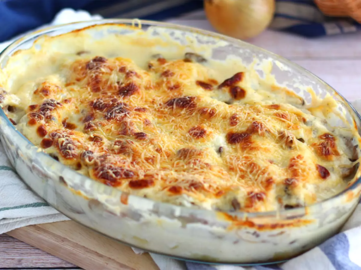 Recept Gratin rib, preprost in enostaven recept