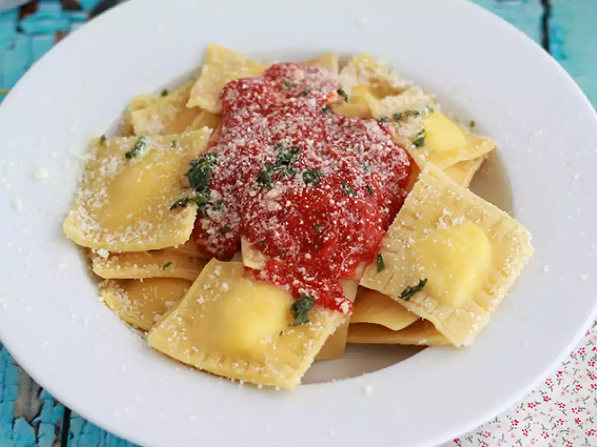Recept Ravioli z rikoto: recept po korakih