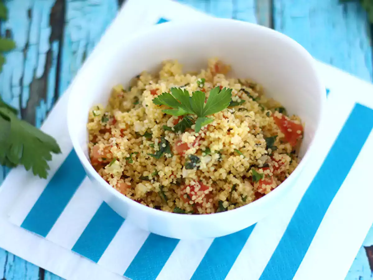 Recept Zelo enostavno orientalski tabbouleh