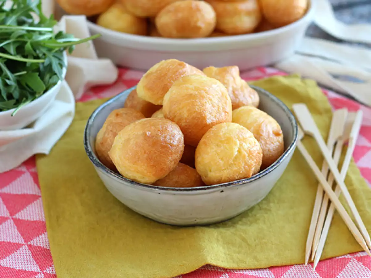Recept Nezgrešljive sirove gougères