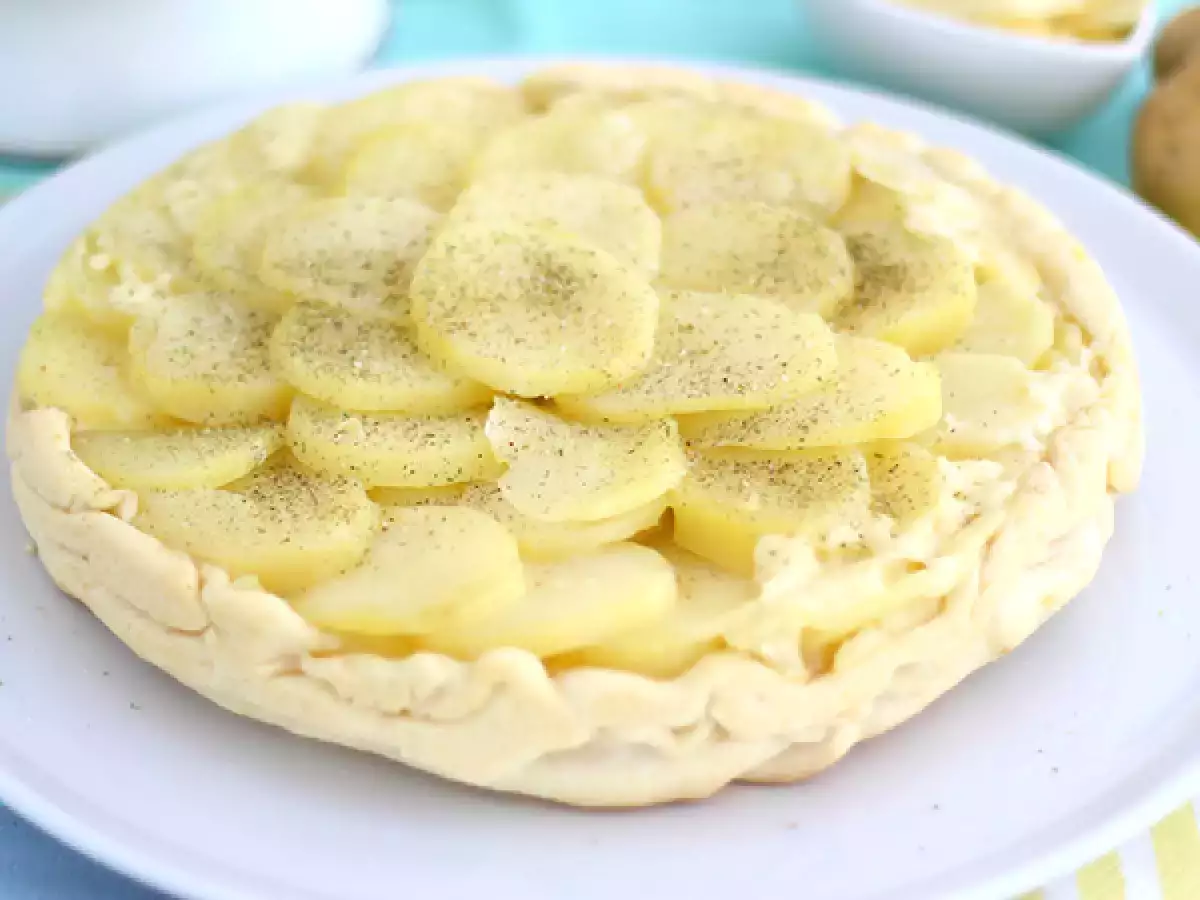 Recept Tarte tatin iz krompirja in kantala