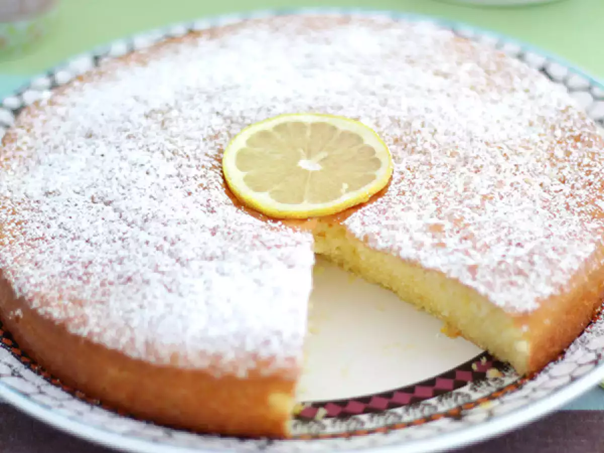 Recept Enostavna limonina torta