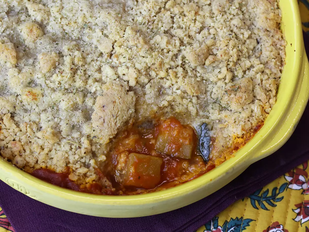 Recept Ratatouille crumble, hitra in enostavna jed, ki vam bo všeč!