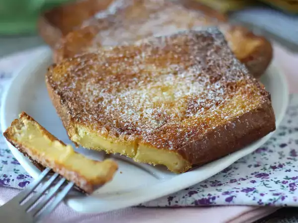 Recept Torrijas v zračnem cvrtniku s kruhom brioche, tradicija brez zapletov