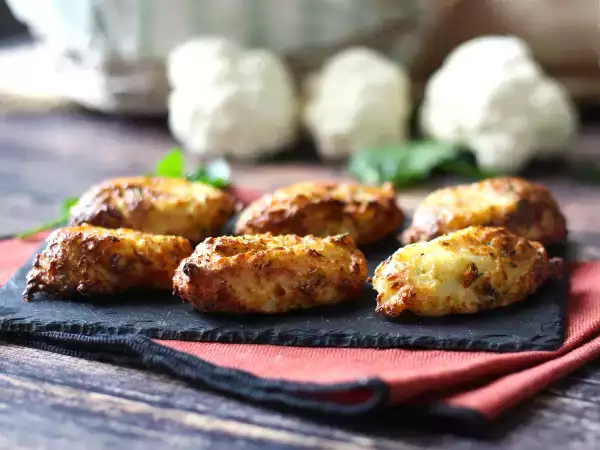 Recept Cvetačne mesne kroglice v zračnem cvrtniku: varčen in vegetarijanski recept